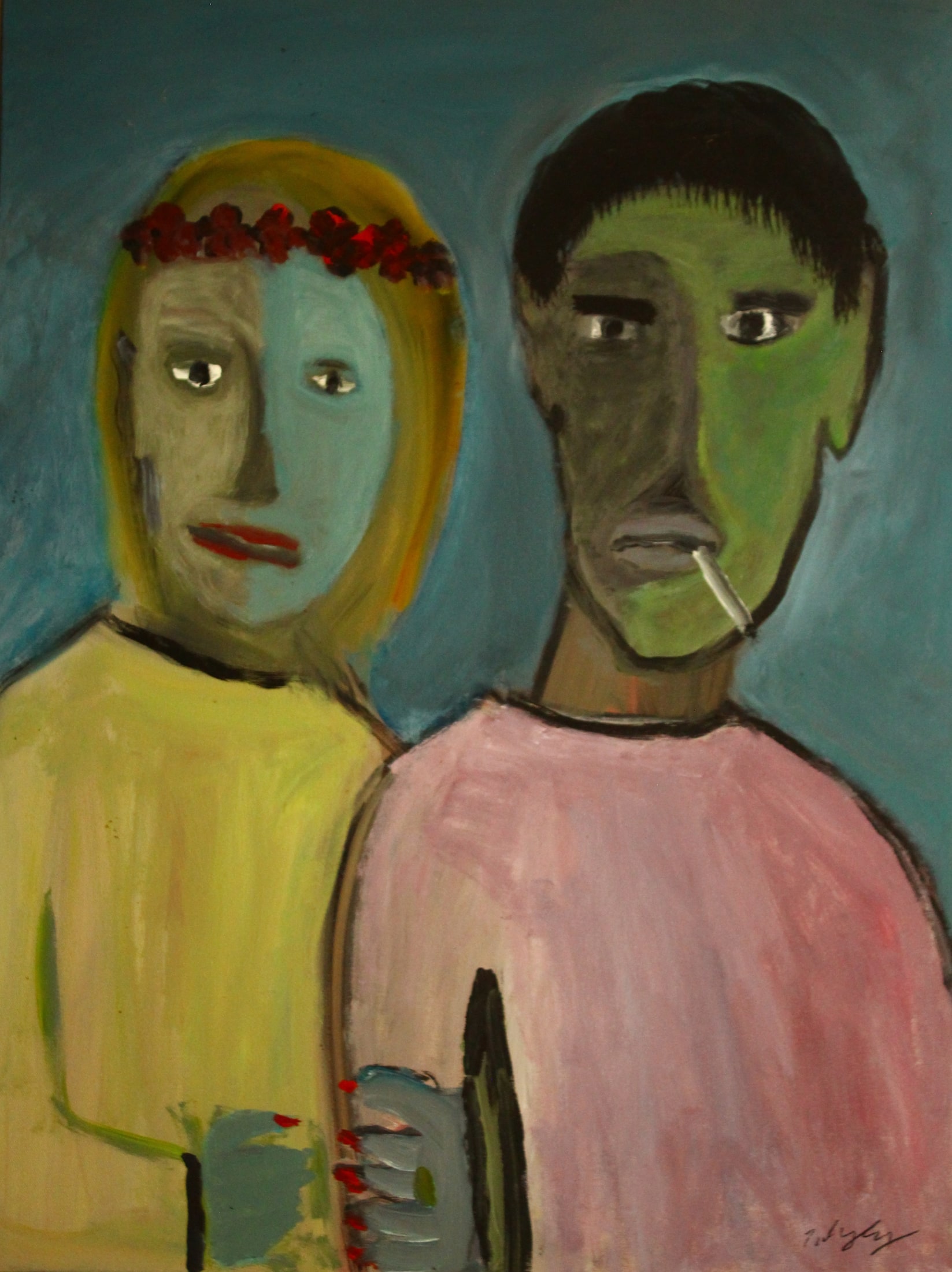 Riches et célèbres, peinture de Zulu