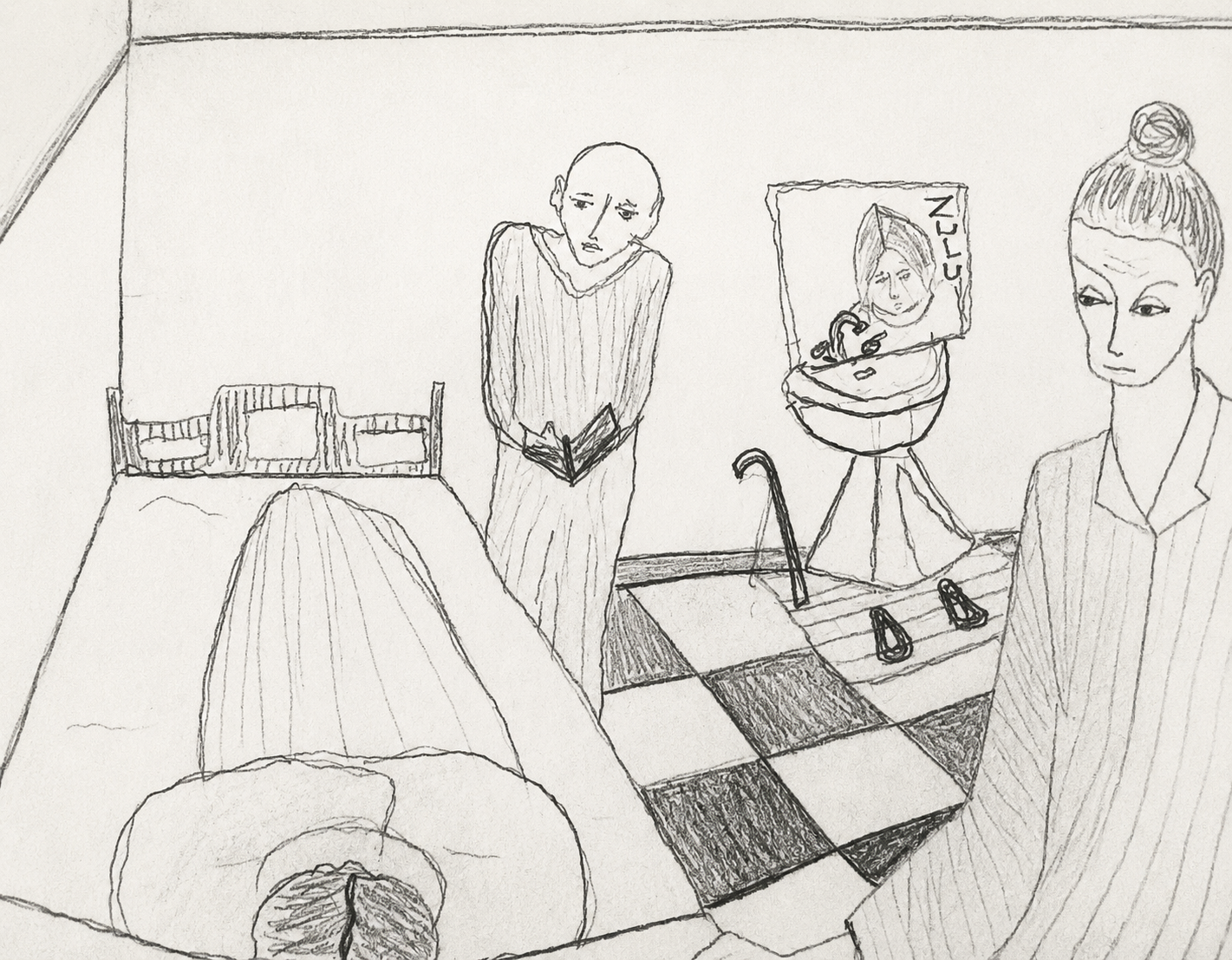 Ceux qui reste, ce qu'il reste, dessin de Zulu