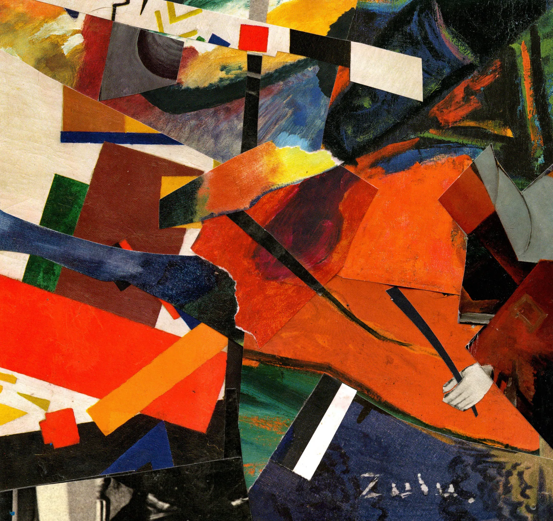 Désastre olympique, collage de ZULU