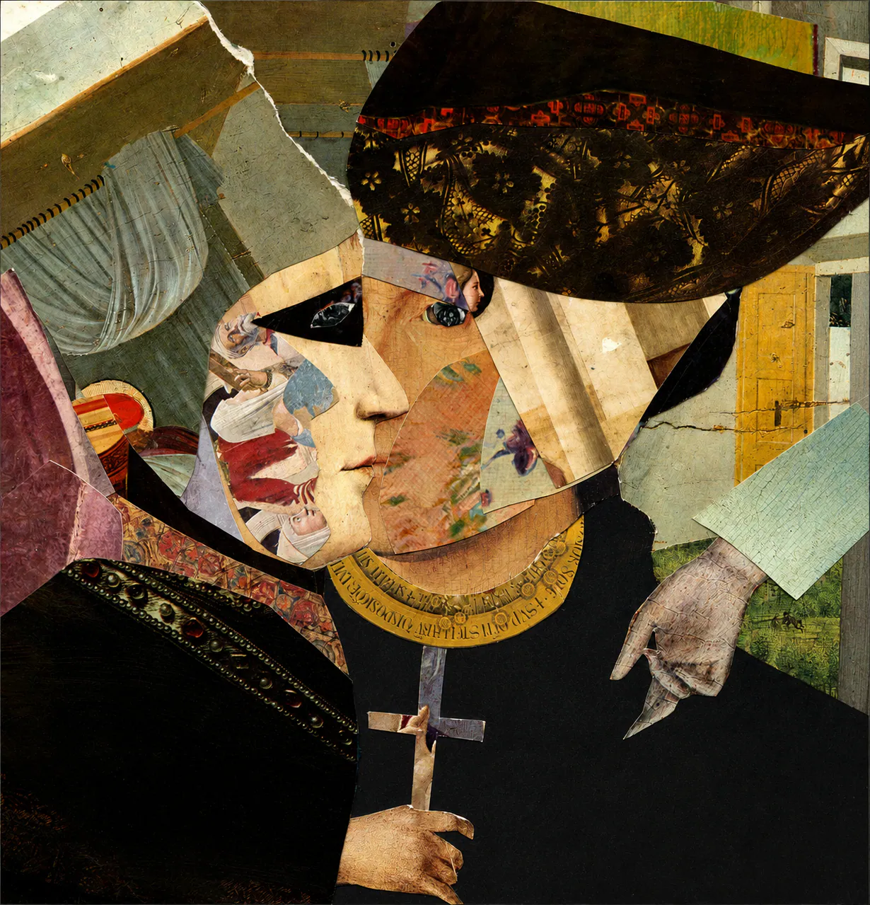 Déguise-mens, collage de ZULU